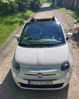 Fiat 500 cena 52900 przebieg: 24000, rok produkcji 2021 z Chojnice małe 92